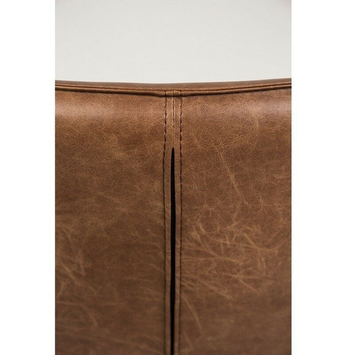 Puur - Berg fauteuil PU-leer bruin