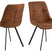 Hioshop Waylor eetkamerstoel bruin.