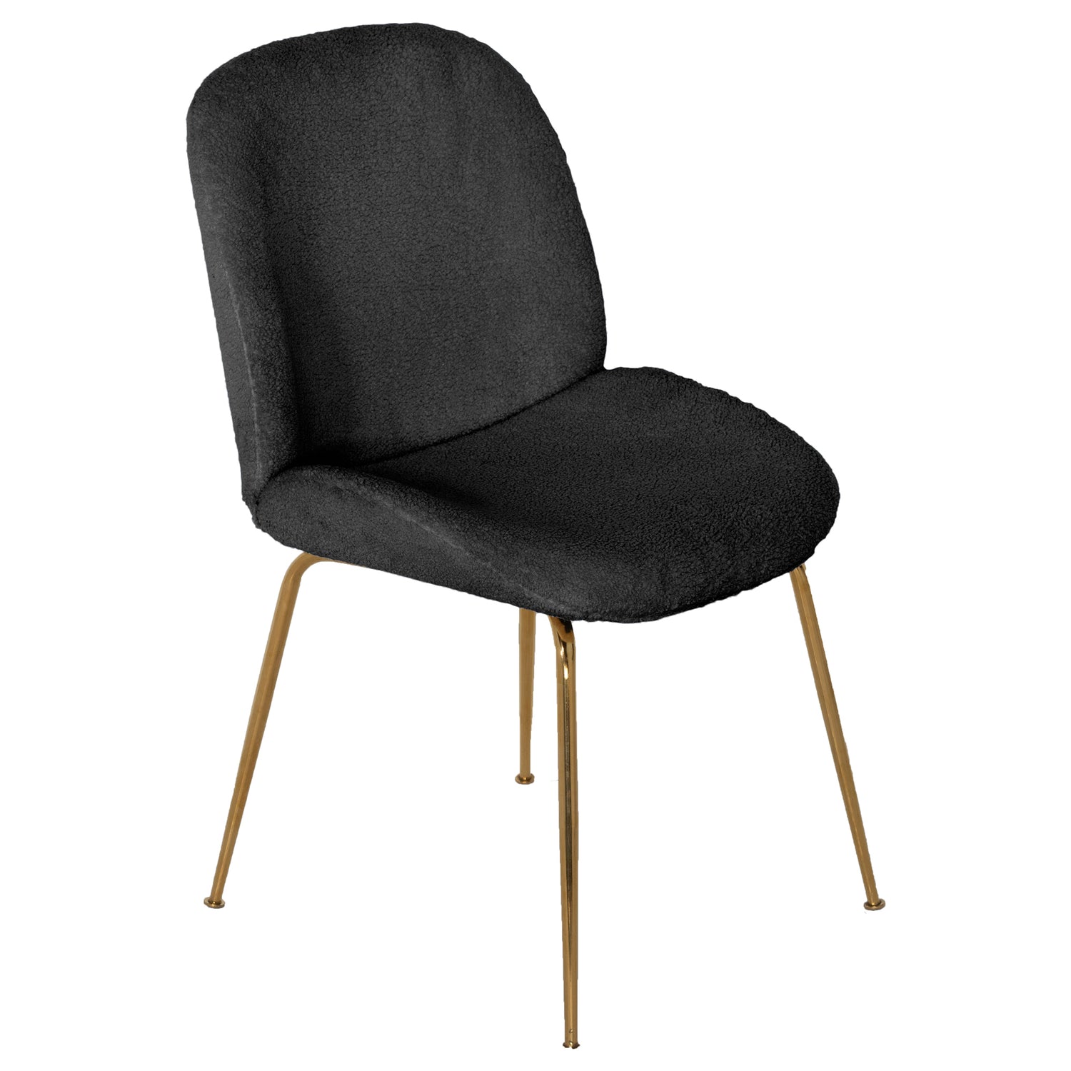 Eetkamerstoel Teddy Zwart - Stoel Dewi Luxe - Giga Meubel