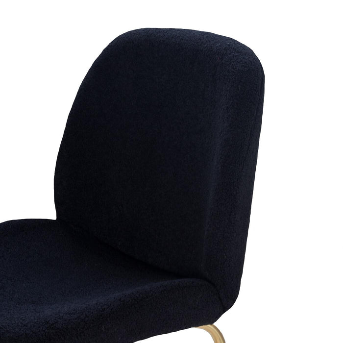 Eetkamerstoel Teddy Zwart - Stoel Dewi Luxe - Giga Meubel