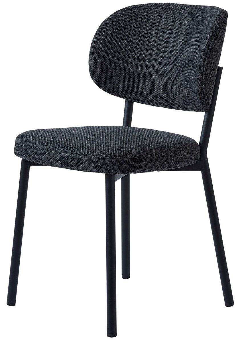 Hygge Interiors Fowler Donkergrijs Eetkamerstoel set van 2