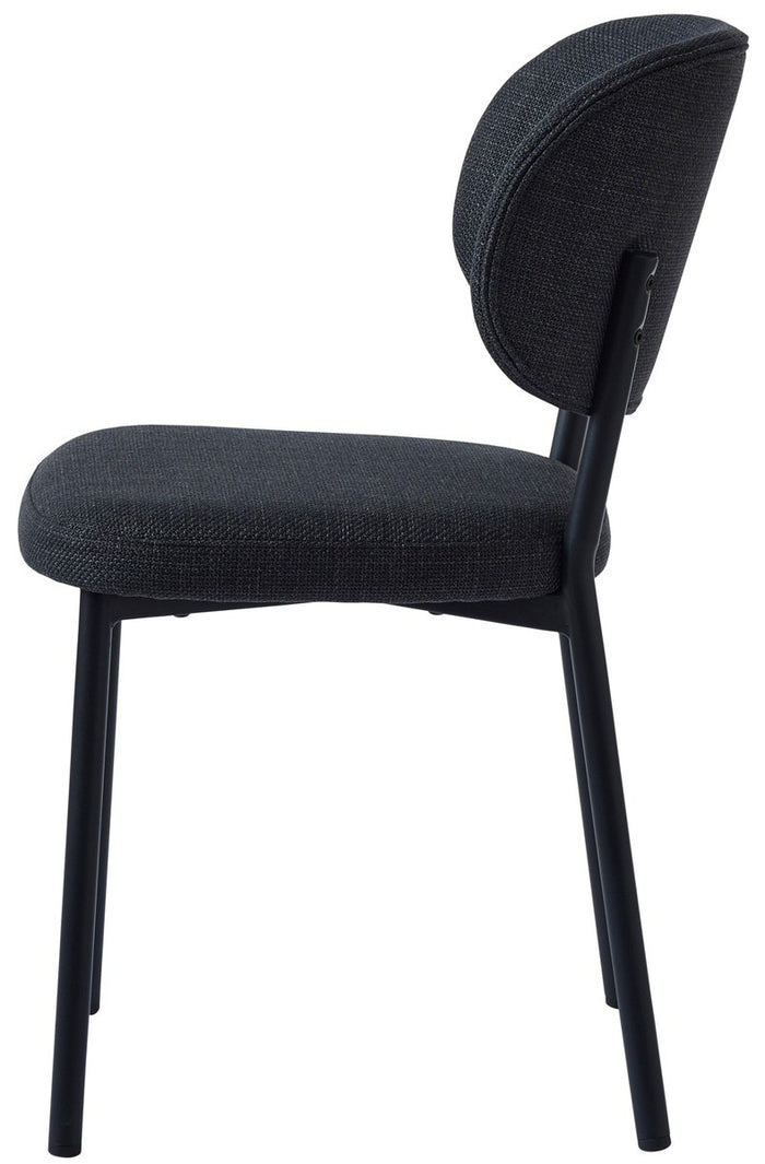 Hygge Interiors Fowler Donkergrijs Eetkamerstoel set van 2