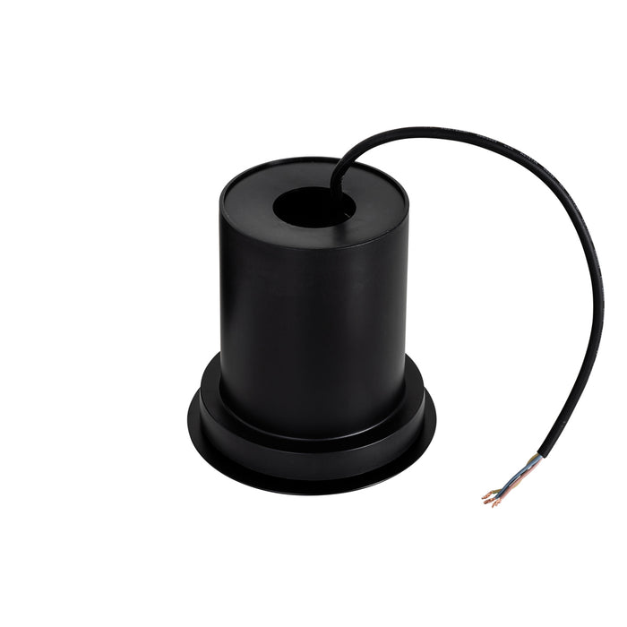 QAZQA Moderne buiten grondspot zwart AR70 verstelbaar IP65 - Delux