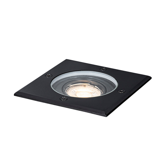 QAZQA Buiten grondspot zwart vierkant verstelbaar IP65 - Delux