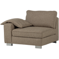 vtwonen Lazy 1-Zits Element met arm links - Bouclé - Zand