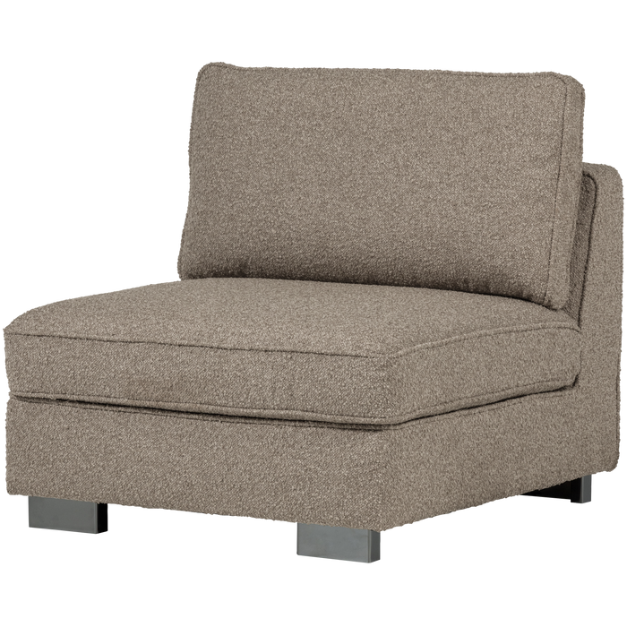 vtwonen Lazy 1-Zits Element - Bouclé - Zand