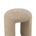 J-Line kruk Rond - textiel - beige