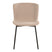 House Nordic - Eetkamerstoel Maceda Bouclé Beige - Set van 2