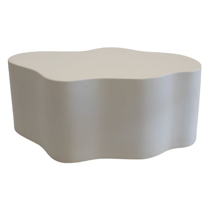 DÉJA Living - Salontafel Wit Eco Composiet - 100x70x41cm - Marly