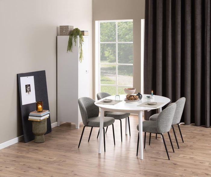 Giga Living - Eetkamerstoel Santiago Grijs - Set van 2