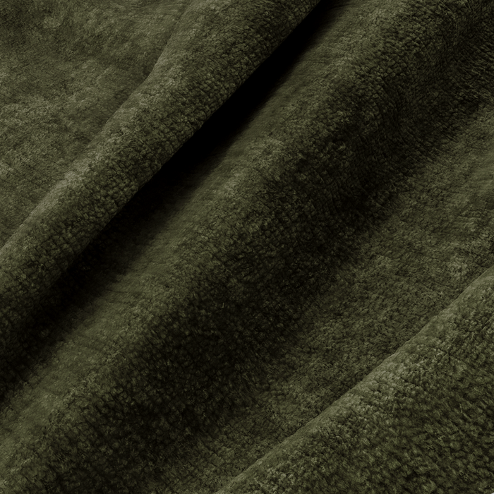 3-zits slaapbank in kaki groen structuurfluweel 213cm