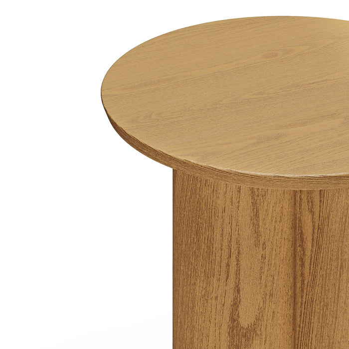 Licht houten salontafel met 45 cm blad