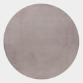 Mrcarpet Rond hoogpolig vloerkleed Extra Zacht Fluffy - Beige 120cm