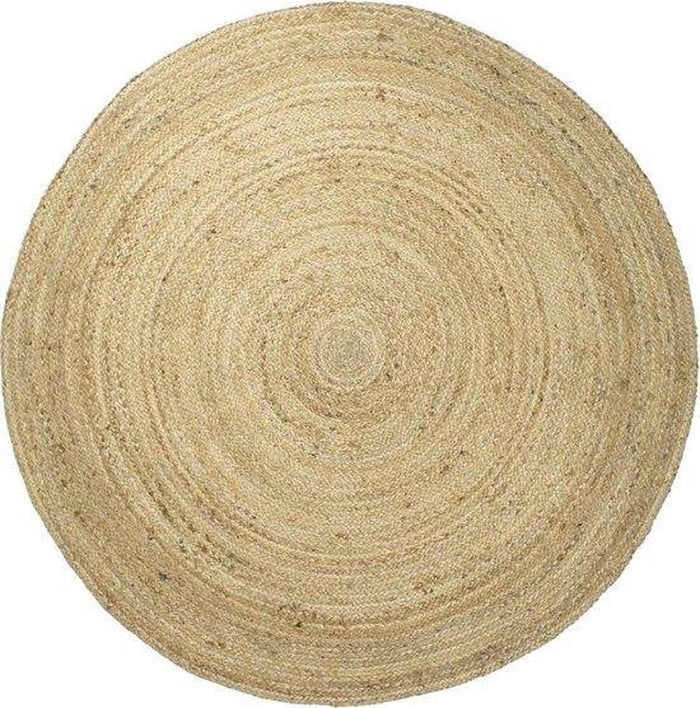 Mrcarpet Rond Jute Buitenkleed Outdoor Breeze Naturel 200cm
