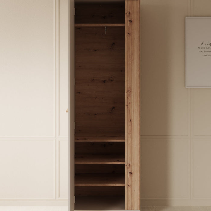 Meubella - Halkast Bahia - Beige - 60 cm - Met spiegel