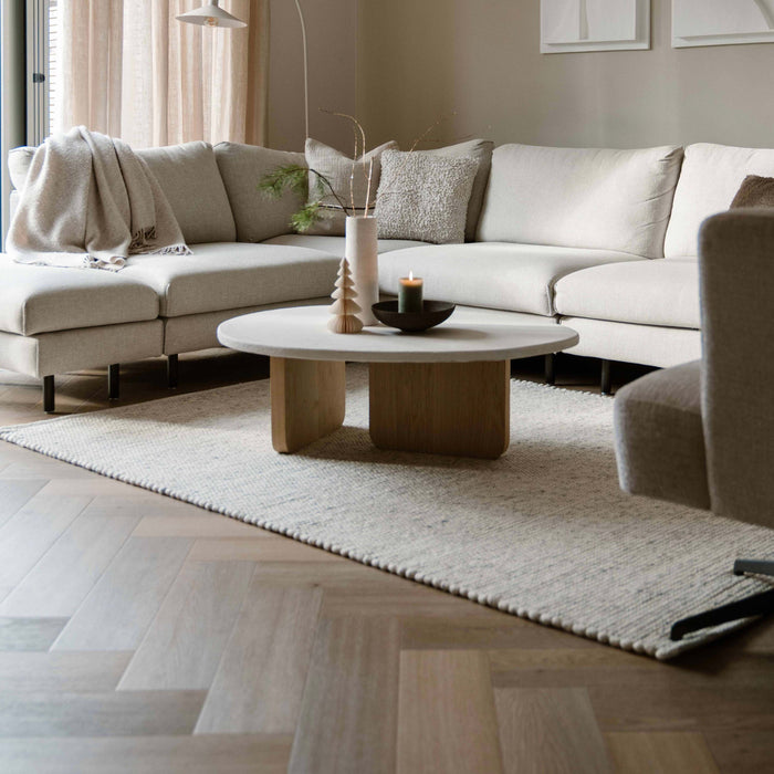 Mrcarpet Wollen vloerkleed Beige|gemeleerd Gotland 200x290cm