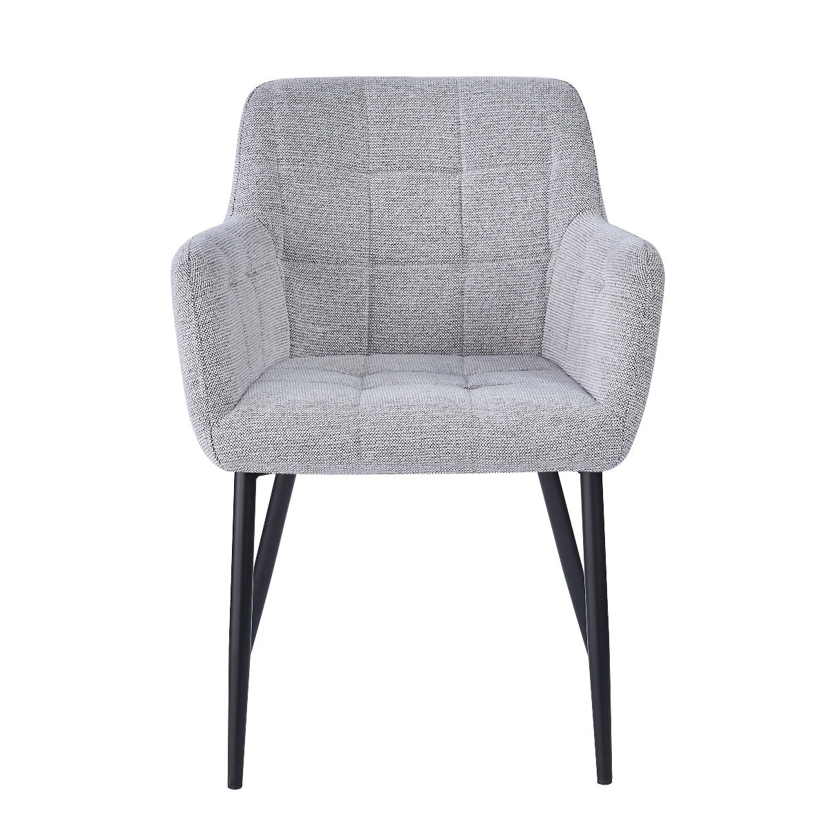 Livingfurn - Eetkamerstoel Beige - Zithoogte 51cm - Bronco - Set van 2