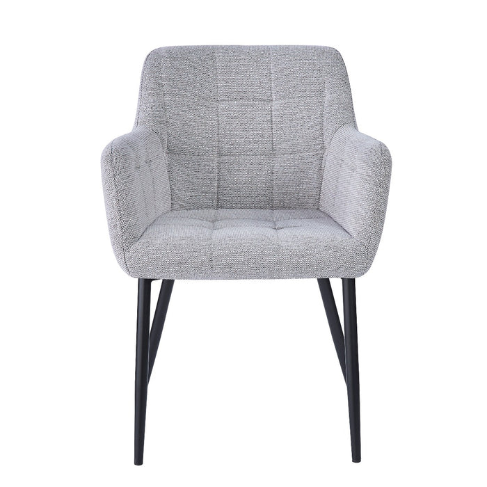 Livingfurn - Eetkamerstoel Beige - Zithoogte 51cm - Bronco - Set van 2