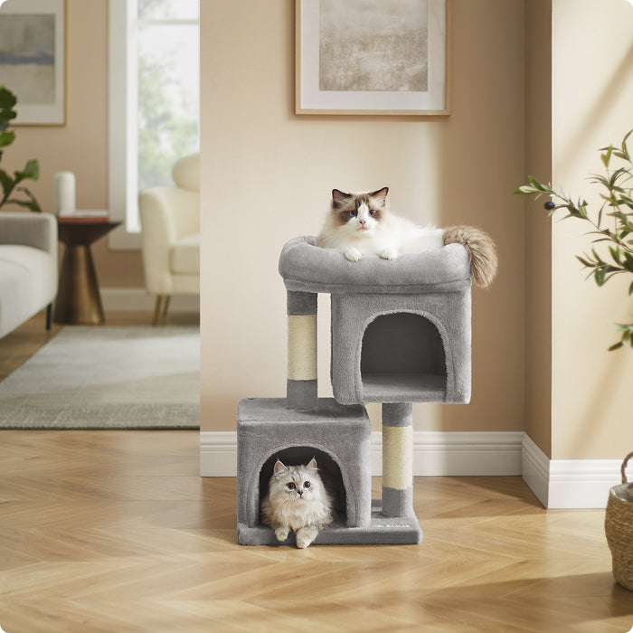 ACAZA Krabpaal - Krabpaal voor Katten - Lichtgrijs - 65 cm hoog