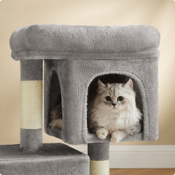 ACAZA Krabpaal - Krabpaal voor Katten - Lichtgrijs - 65 cm hoog