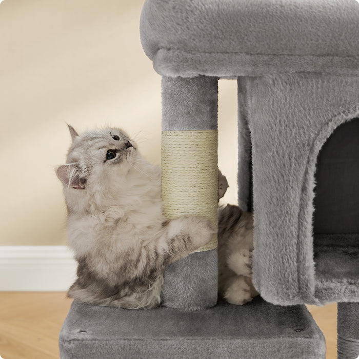 ACAZA Krabpaal - Krabpaal voor Katten - Lichtgrijs - 65 cm hoog