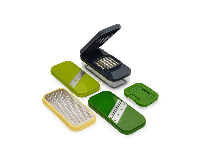 Joseph Joseph - Multi-Prep Compact Mandoline met Opvangbak 6-Delig