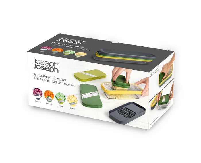 Joseph Joseph - Multi-Prep Compact Mandoline met Opvangbak 6-Delig