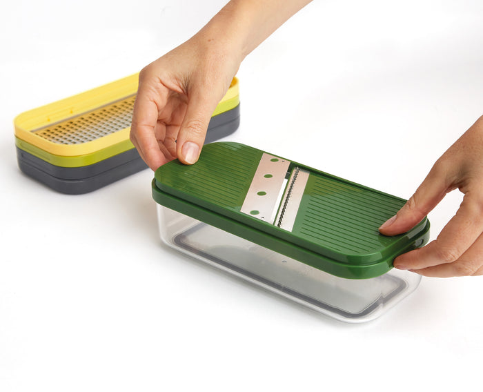 Joseph Joseph - Multi-Prep Compact Mandoline met Opvangbak 6-Delig