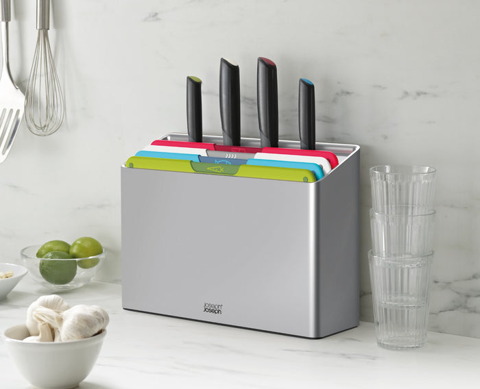 Joseph Joseph - Folio Icon Plus Snijplank en Messen 8-Delig