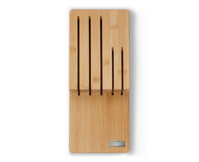 Joseph Joseph - Elevate Steel Messen met Houder voor Lade Bamboe 5-Delig