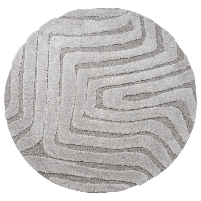 Veer Carpets - Vloerkleed Lima Beige Rond ø160 cm