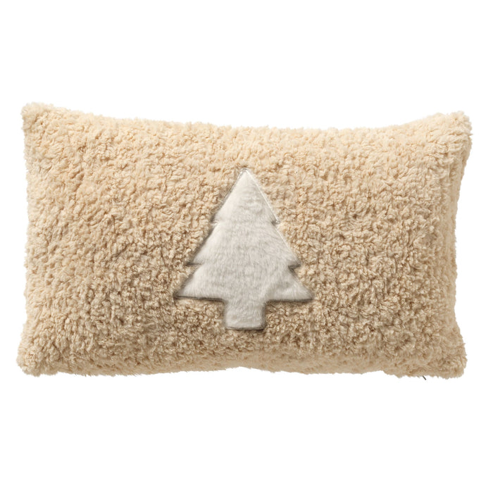 Marit - Kerst kussenhoezen - 30x50 cm, beige