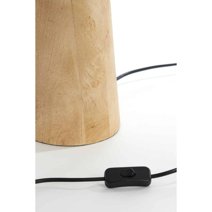 Light & Living Light&living Lampvoet Ø19x45 cm BAGLIO hout mat naturel