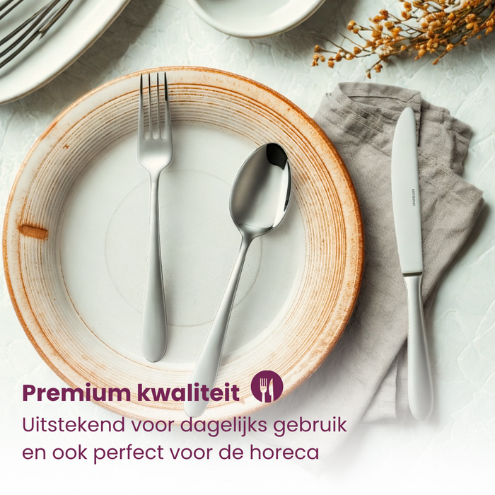 Bestekset 24-delig RVS Astrid - Sambonet