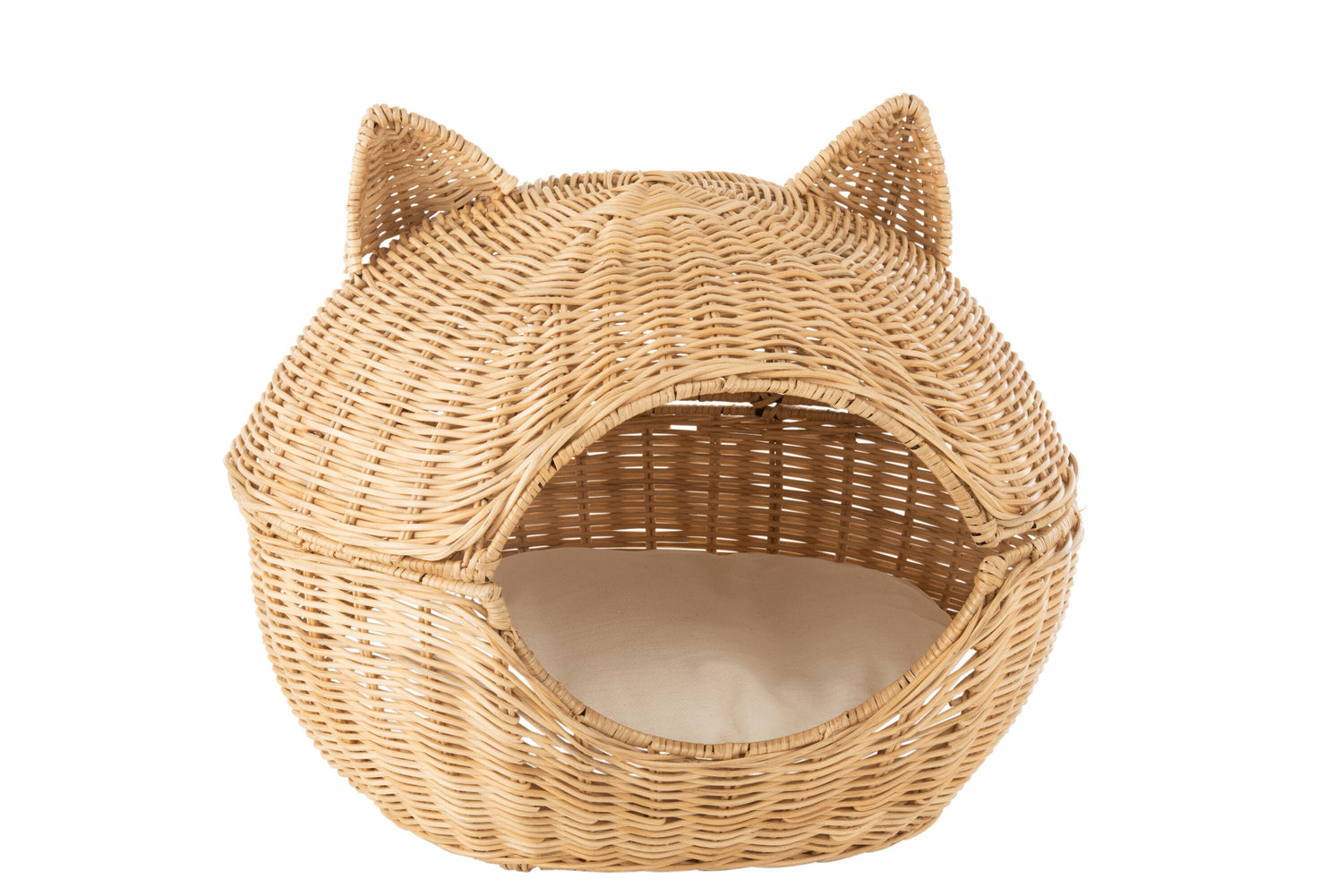 J-Line kattenmand + Kussen - jute - naturel