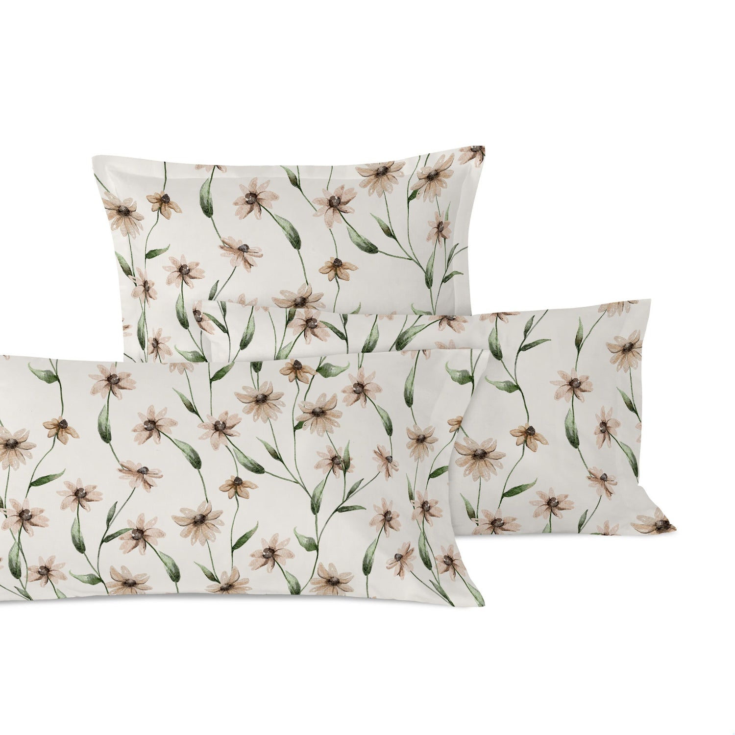 Tinny bloom Kussenhoes 45x110 cm (Bed 90) Happyfriday, Veelkleurig, 100% katoen, de kwaliteit van 60 fils|cm2