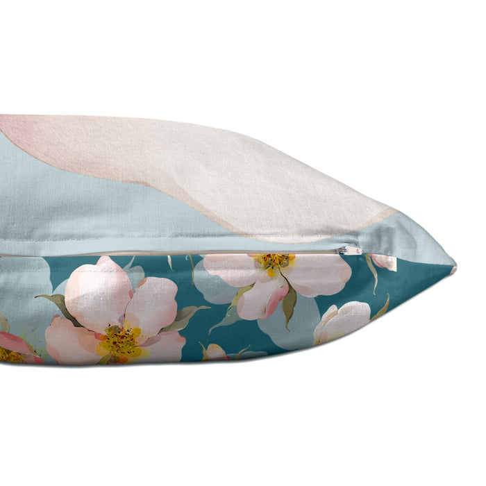 Spring blossom Kussensloop 50x50 + 50x30 cm Happyfriday, Veelkleurig, 100% katoen, de kwaliteit van 200 TC