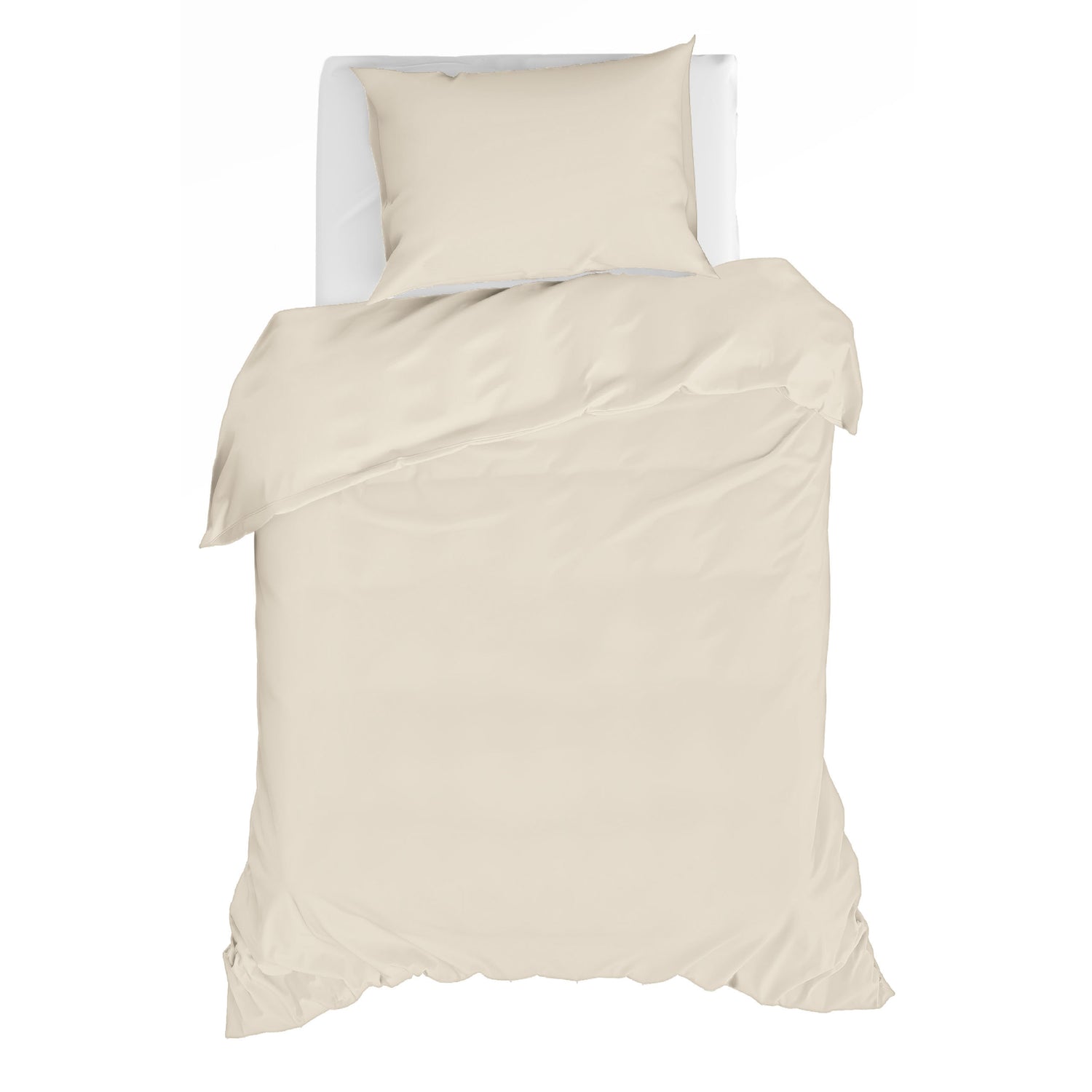 by fonQ Fresh Dekbedovertrek 140 x 200/220 cm - Light Sand