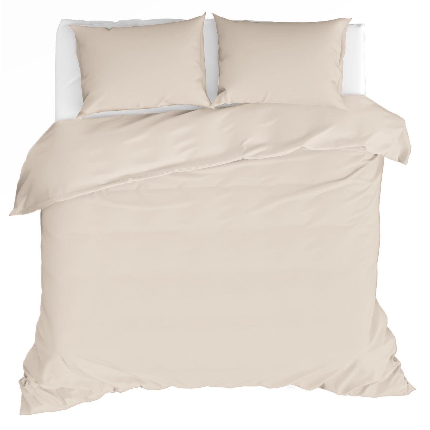 by fonQ Fresh Dekbedovertrek 200 x 200/220 cm - Dusty Sand