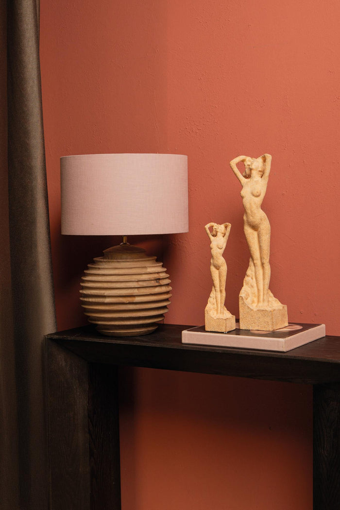 PTMD Aleah Brown Poly Women Shaped Statue Large