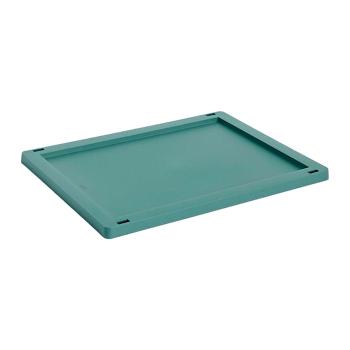 HAY Colour Krat Deksel M - Rechthoekig - Donkergroen