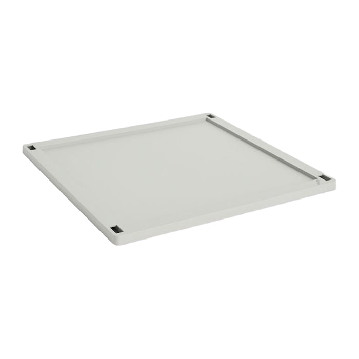 HAY Colour Krat Deksel L - Vierkant - Grijs