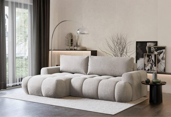 NADUVI Collection Hoekslaapbank Eden links bouclé