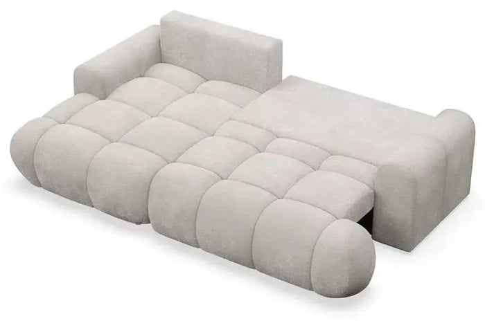 NADUVI Collection Hoekslaapbank Eden links bouclé