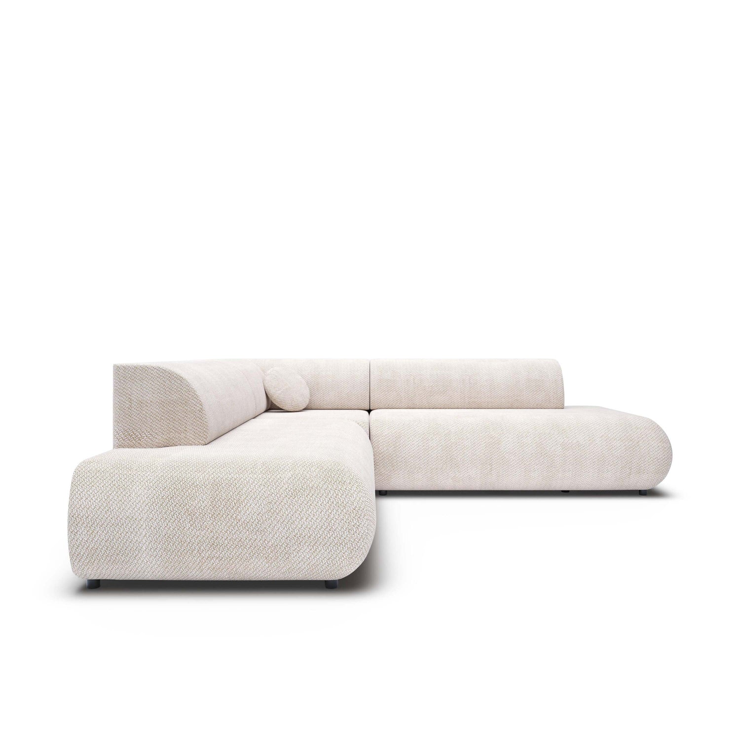 by fonQ Wisp Hoekbank Links/Rechts met Slaapfunctie - Chenille - Greige