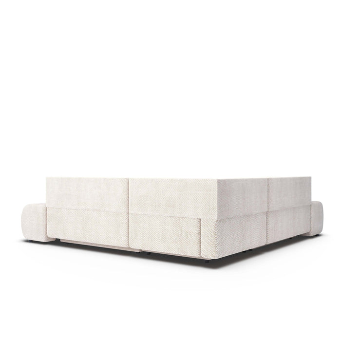 by fonQ Wisp Hoekbank Links/Rechts met Slaapfunctie - Chenille - Greige