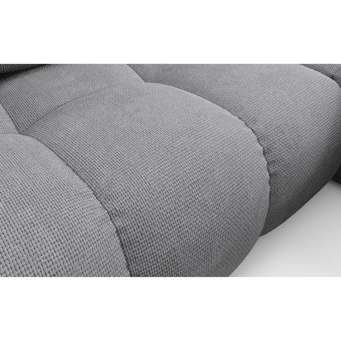 by fonQ Charme Hoekbank Rechts  met Slaapfunctie - Chenille - Donkergrijs