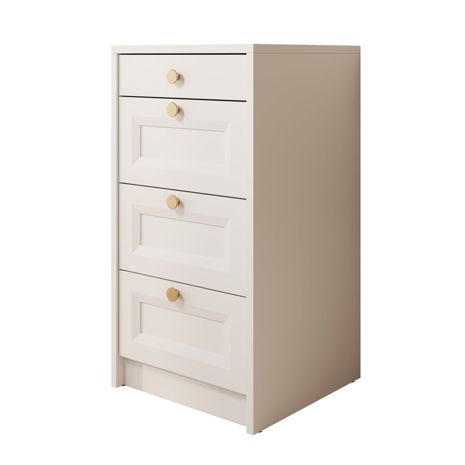 Meubella - Ladekast Rumble - Wit - 40 cm