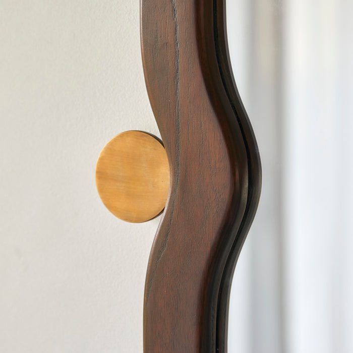 Tikamoon - Spiegel in mindihout 80x50 cm Agate