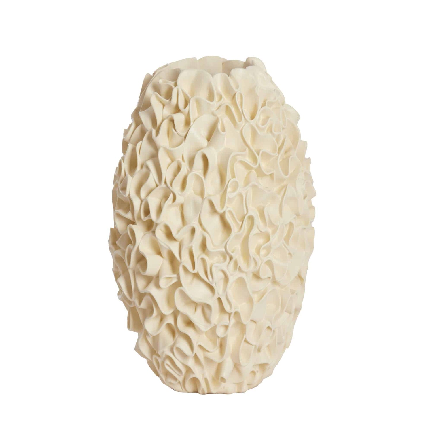 Light & Living Vaas Agello - Wit - Ø26cm